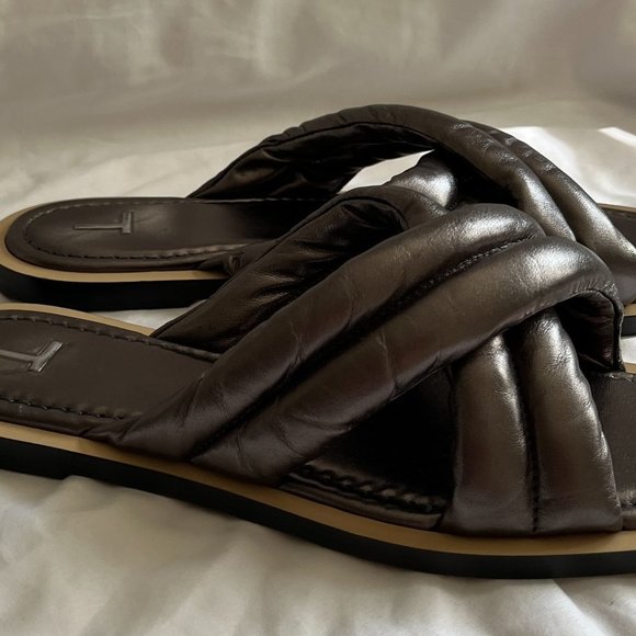 Layfette 148 Donne Slides - Gunmetal - Size 40 - Picture 3 of 7